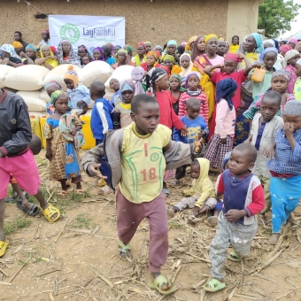 Relief Distribution to Christian IDPs, TSAUNIN MAYAU, GIWA LGA, KADUNA STATE